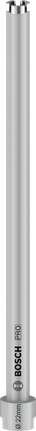 Wiertło koronowe Bosch PRO do wiercenia na sucho 22 x 350 mm z 3 zębami.